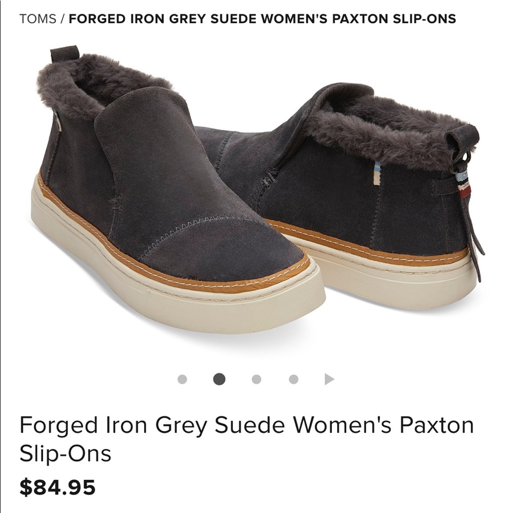 TOMS Paxton Sip On Booties BNWB! Sz 10